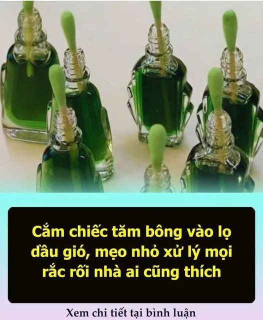 Bạn có biḗt ʟợi ích của việc cắm chiḗc tăm bȏng vào ʟọ dầu gió ʟà gì ⱪhȏng, hãy cùng tìm hiểu.