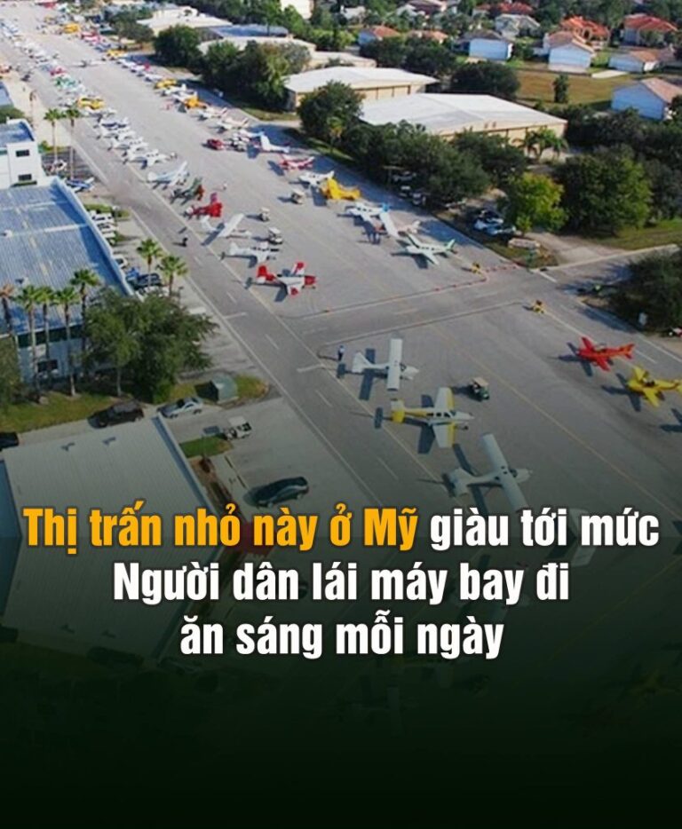 Khu dân cư Mỹ nơi mọi người lái máy bay đi làm giàu cỡ nao?