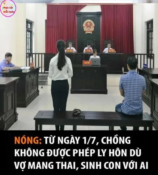 Từ 1/7, chồng không được yêu cầu l,y h,ôn dù vợ có thai, sinh con với ai