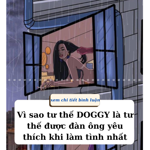 Vì sao tư thế DOGGY là tư thế được đàn ông yêu thích khi làm tình nhất