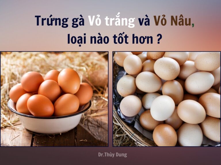 trứng gà vỏ trắng và vỏ nâu loại nào tốt hơn…?