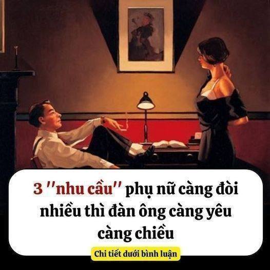 3 ”nhu cầu” phụ nữ càng đòi nhiều thì đàn ông càng yêu càng chiều…