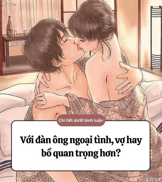 Đàn ông ngo,ại tì,nh, vợ và bồ Ai quan trọng ..?