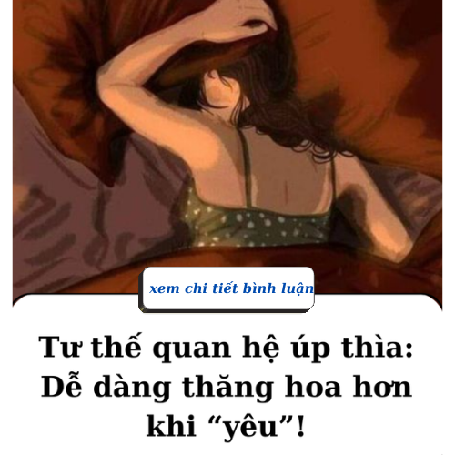 Tư thế quan hệ úp thìa: Dễ dàng thăng hoa hơn khi yêu