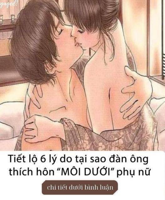 Tiết lộ 6 l/ý d/o tại sao đàn ông thích hôn “Cô Bé”nàng