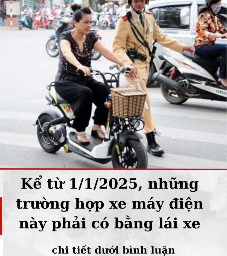 Kể từ 1/1/2025, những trường hợp xe máy điện này phải có bằng lái xe